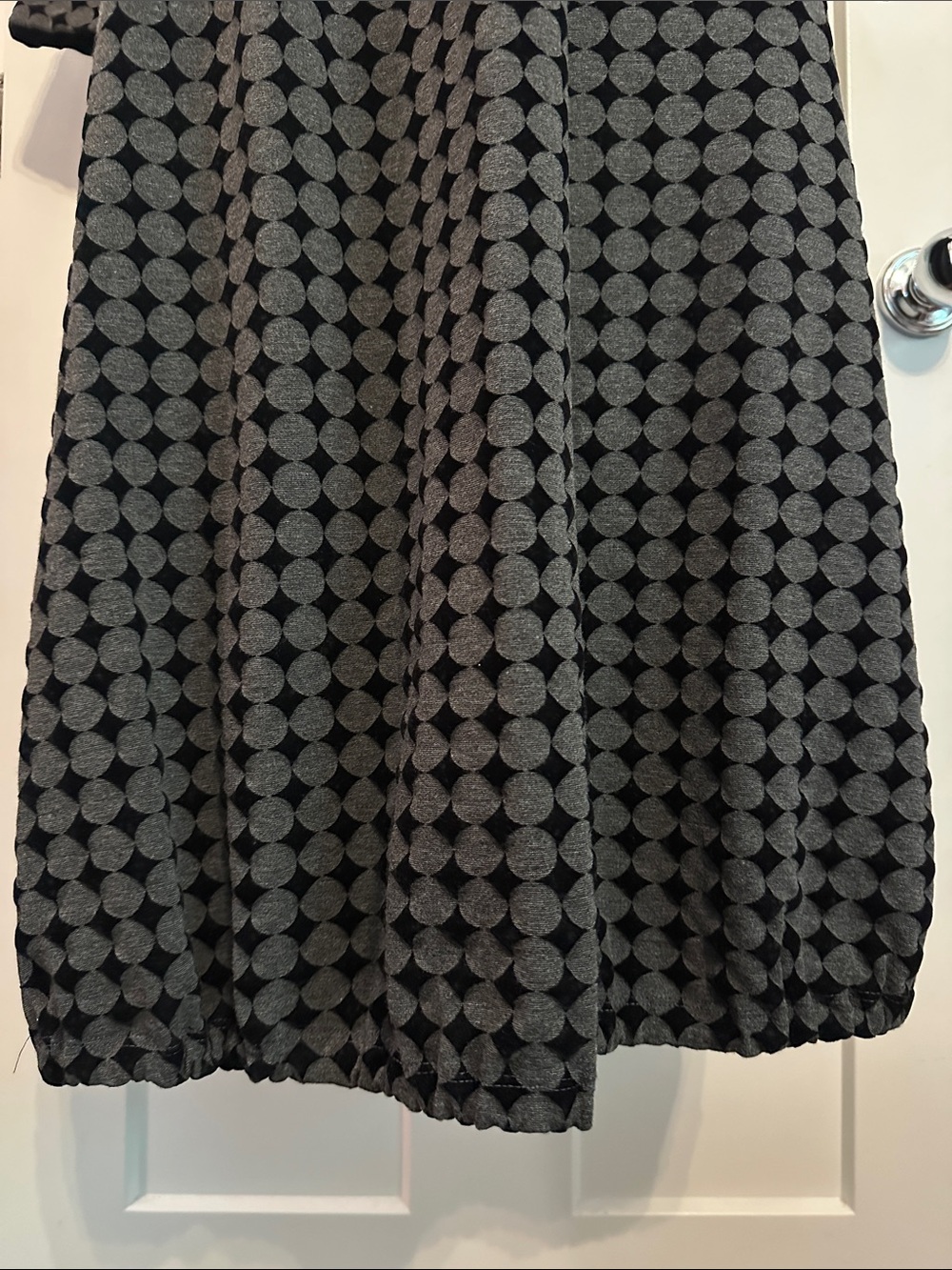 bryn Walker 2-piece polka dot black gray S/M Lagenlook jacket & skirt set - Picture 9 of 16